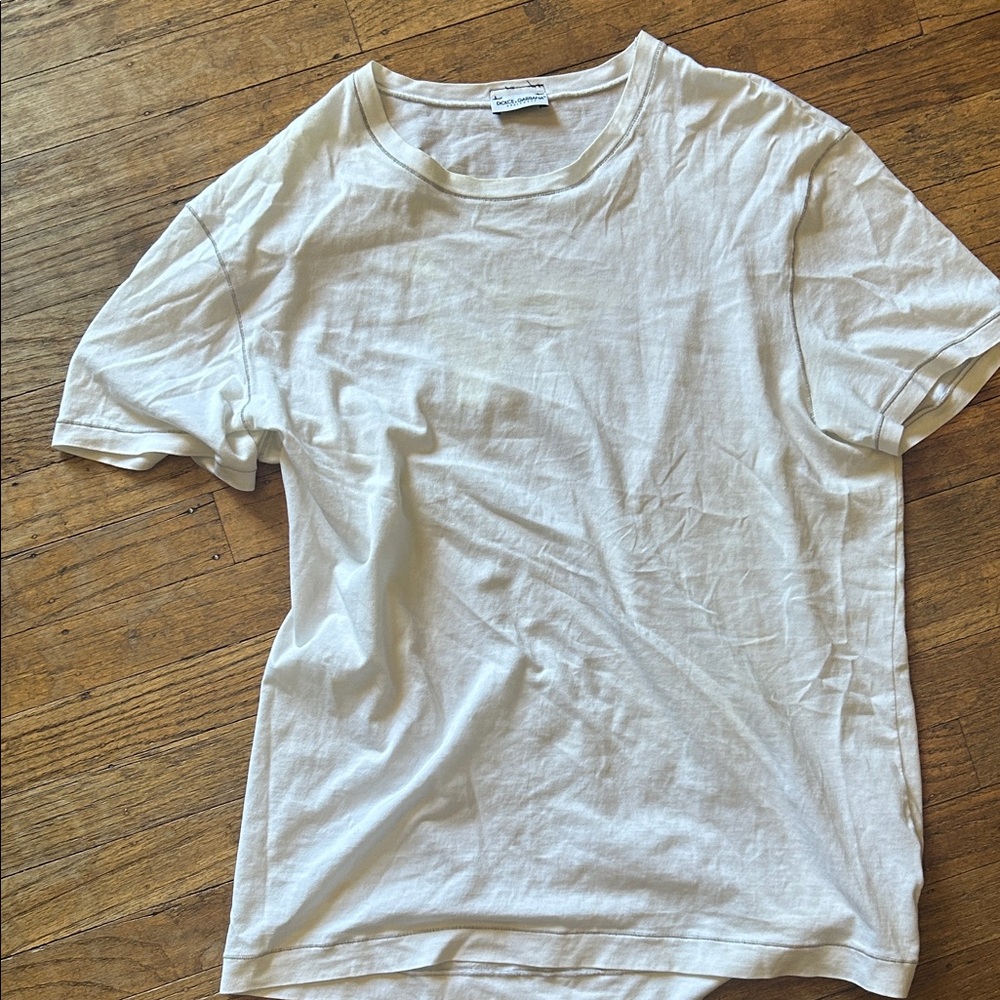DOLCE & GABBANA WHITE TEE